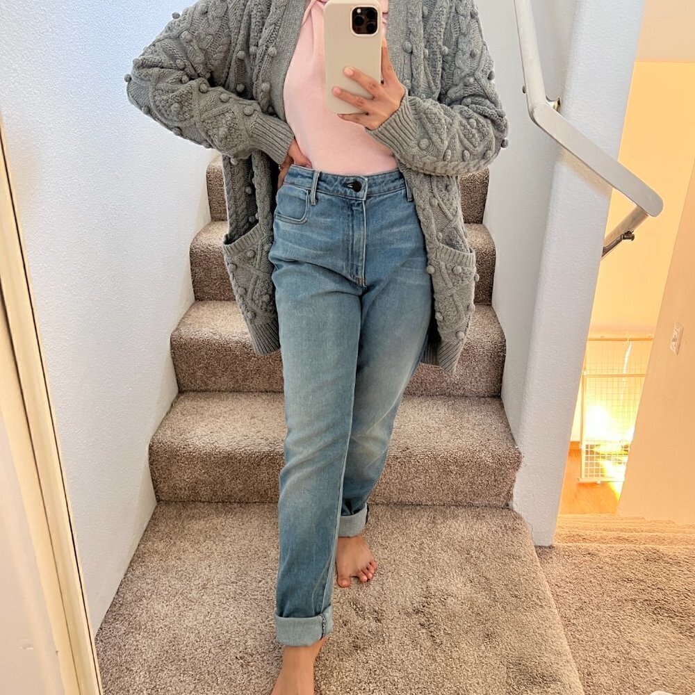 Alexander Wang 001 High Rise Skinny Jeans In Light Indigo Fade 26‌‌‌‌‌‌‌‌‌‌‌‌‌‌